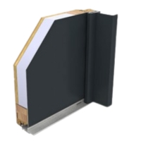 Porte mixte alu / bois Poitiers Fabrix Habitat