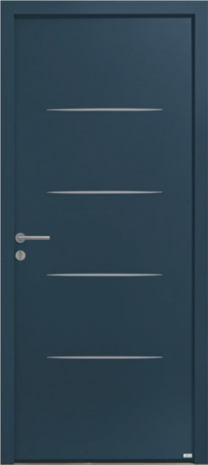 Portes contemporaine bleu marine Poitiers Fabrix Habitat