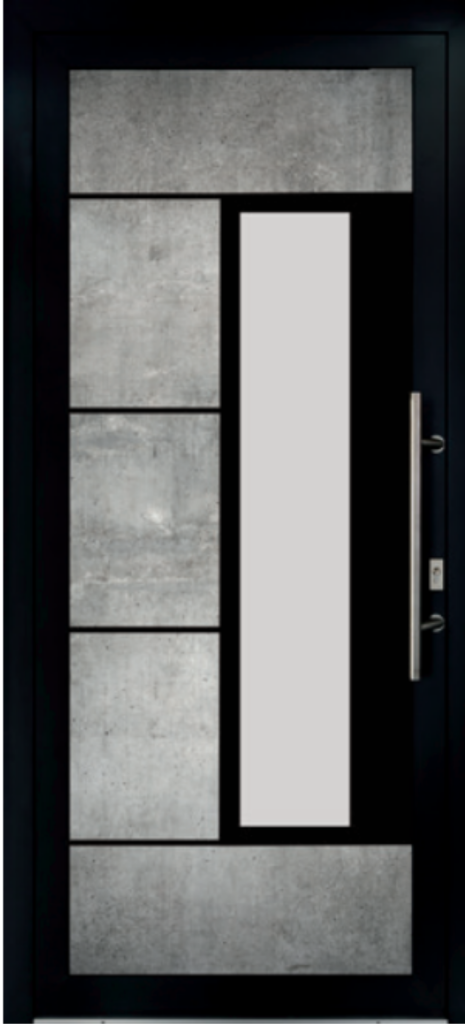 Portes vitrée moderne design Poitiers Fabrix Habitat Poitiers